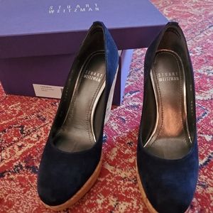 Stuart Weitzman Corkswoon Wedge Pump